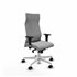 Albacete XL sincro bali gris claro brazos 1D base blanca ruedas 65 mm nailon