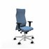 Albacete XL sincro bali azul cielo brazos 1D base blanca ruedas 65 mm nailon