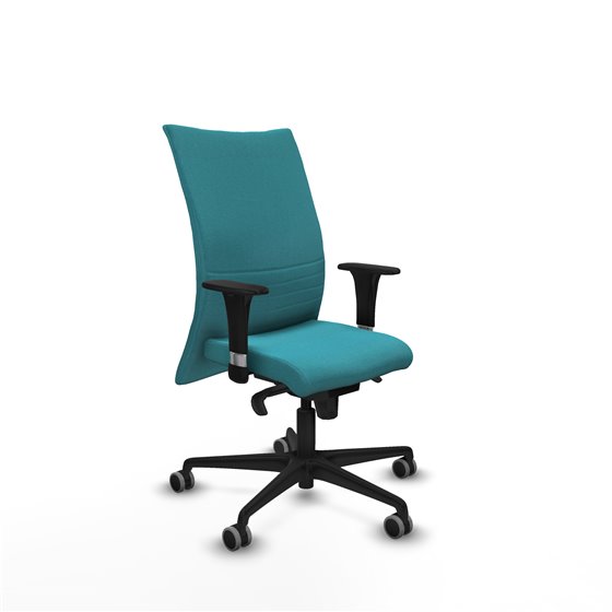 Albacete confidente XL sincro bali turquesa brazos 1D cromados base nailon ruedas 65mm engomadas