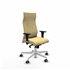 Albacete XL sincro similpiel crema brazos 1D base blanca ruedas 65mm engomadas