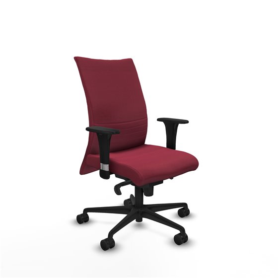 Albacete confidente XL sincro bali granate brazos 1D cromados base nailon ruedas 65 mm nailon