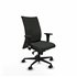 Albacete confidente XL sincro bali negro brazos 1D cromados base nailon ruedas 65 mm nailon