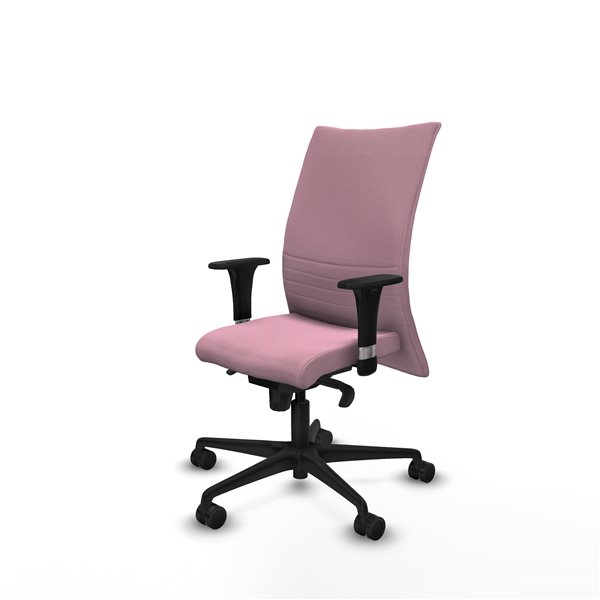 Albacete confidente XL sincro bali rosa brazos 1D cromados base nailon ruedas 65 mm nailon