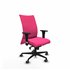 Albacete confidente XL sincro similpiel rosa brazos 1D cromados base nailon ruedas 65mm engomadas