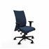 Albacete confidente XL sincro similpiel azul marino brazos 1D cromados base nailon ruedas 65 mm nailon