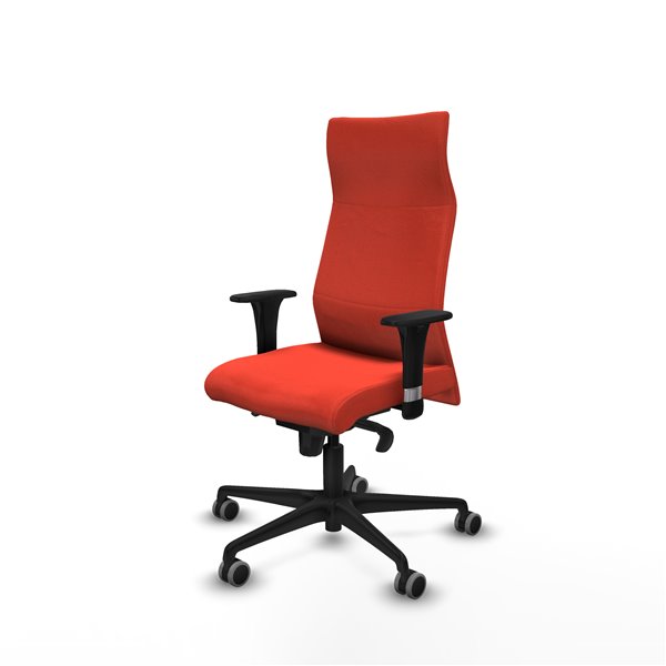 Albacete XL sincro bali naranja oscuro brazos 1D base nailon ruedas 65mm engomadas