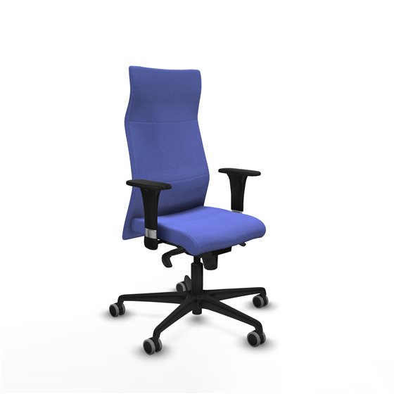 Albacete XL sincro bali azul claro brazos 1D base nailon ruedas 65mm engomadas