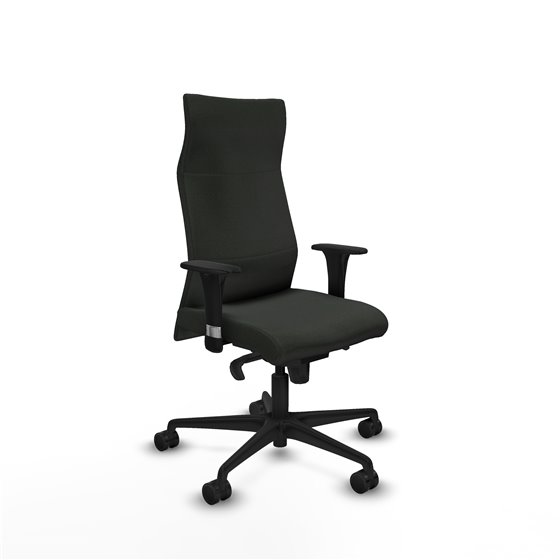 Albacete XL sincro bali negro brazos 1D base nailon ruedas 65 mm nailon