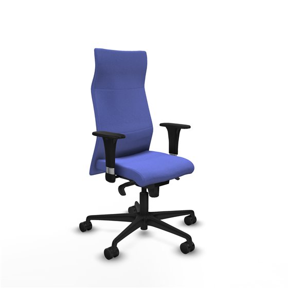 Albacete XL sincro bali azul claro brazos 1D base nailon ruedas 65 mm nailon