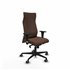 Albacete XL sincro bali marrón oscuro brazos 1D base nailon ruedas 65mm engomadas