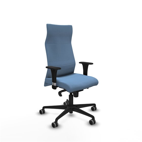 Albacete XL sincro bali azul cielo brazos 1D base nailon ruedas 65mm engomadas