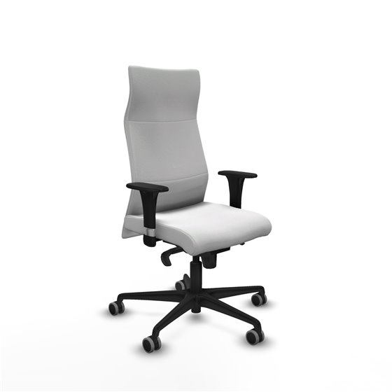 Albacete XL sincro bali blanco brazos 1D base nailon ruedas 65mm engomadas