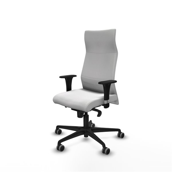 Albacete XL sincro bali blanco brazos 1D base nailon ruedas 65mm engomadas
