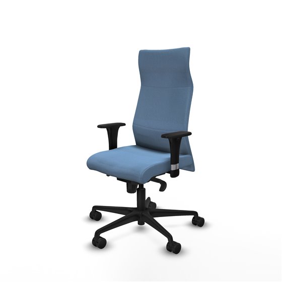 Albacete XL sincro bali azul cielo brazos 1D base nailon ruedas 65 mm nailon