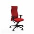 Albacete XL sincro similpiel rojo brazos 1D base nailon ruedas 65mm engomadas