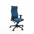 Albacete XL sincro similpiel azul claro brazos 1D base nailon ruedas 65mm engomadas