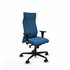 Albacete XL sincro similpiel azul claro brazos 1D base nailon ruedas 65 mm nailon