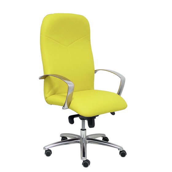 Sillón Caudete similpiel amarillo