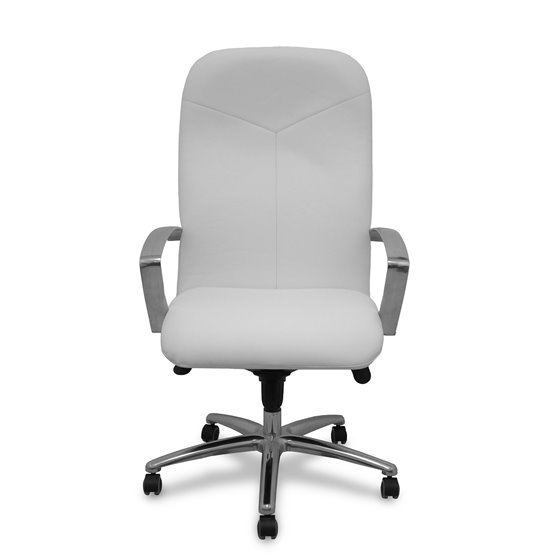 Sillón Caudete similpiel blanco