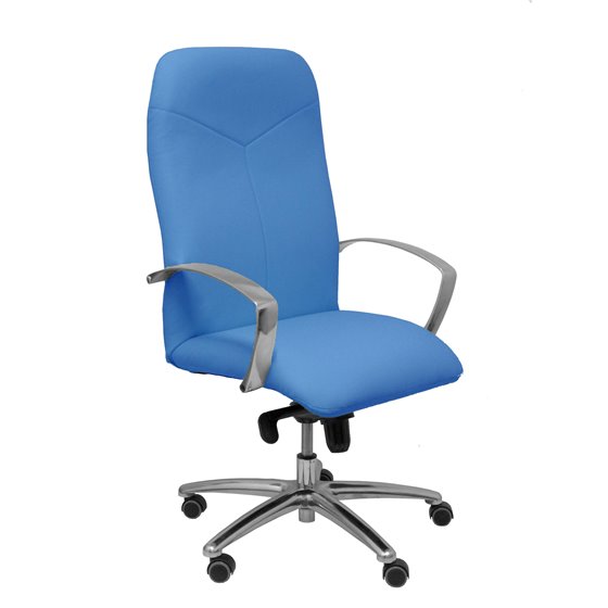 Sillón Caudete similpiel azul claro