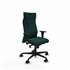Albacete XL sincro similpiel verde botella brazos 1D base nailon ruedas 65 mm nailon