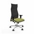 Albacete malla XL sincro malla negra bali verde oliva brazos 1D base aluminio ruedas 65mm engomadas