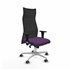 Albacete malla XL sincro malla negra bali morado brazos 1D base aluminio ruedas 65mm engomadas