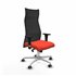 Albacete malla XL sincro malla negra bali naranja oscuro brazos 1D base aluminio ruedas 65mm engomadas