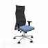 Albacete malla XL sincro malla negra bali azul cielo brazos 1D base aluminio ruedas 65mm engomadas