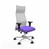 Albacete malla XL sincro malla blanca bali lila brazos 1D base aluminio ruedas 65mm nailon