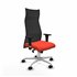 Albacete malla XL sincro malla negra bali naranja oscuro brazos 1D base aluminio ruedas 65mm nailon