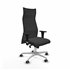 Albacete malla XL sincro malla negra similpiel gris oscuro brazos 1D base aluminio ruedas 65mm engomadas