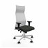 Albacete malla XL sincro malla blanca bali negro brazos 1D base blanca ruedas 65mm engomadas