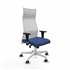 Albacete malla XL sincro malla blanca bali azul marino brazos 1D base blanca ruedas 65mm engomadas