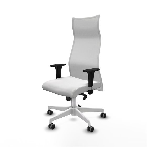 Albacete malla XL sincro malla blanca bali blanco brazos 1D base blanca ruedas 65mm engomadas