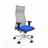 Albacete malla XL sincro malla gris bali azul brazos 1D base blanca ruedas 65mm nailon
