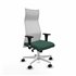 Albacete malla XL sincro malla blanca bali verde botella brazos 1D base blanca ruedas 65mm nailon