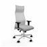 Albacete malla XL sincro malla blanca bali gris claro brazos 1D base blanca ruedas 65mm nailon