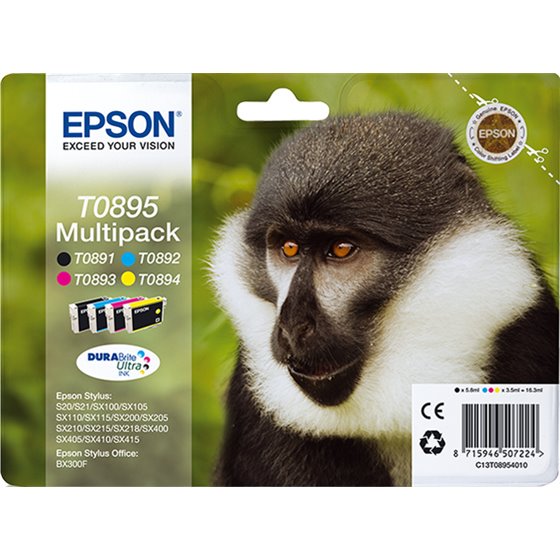 Monkey Multipack T0895 4 colores