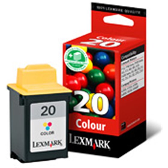 20 / 15M0120E Color Print Cartridge cartucho de tinta Original Cian, Magenta, Amarillo