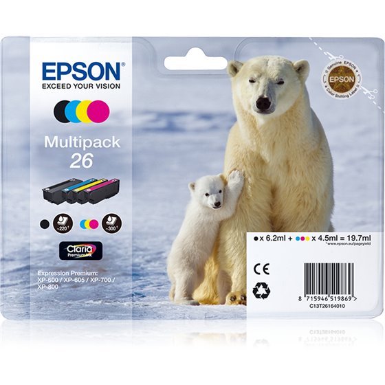 Polar bear Multipack 26 4 colores