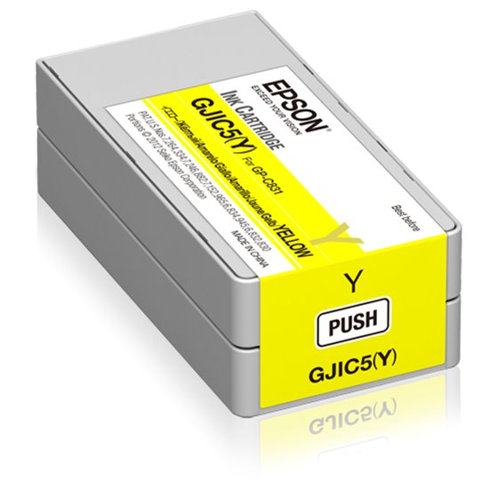 GJIC5(Y): Ink cartridge for ColorWorks C831 (Yellow) (MOQ10)