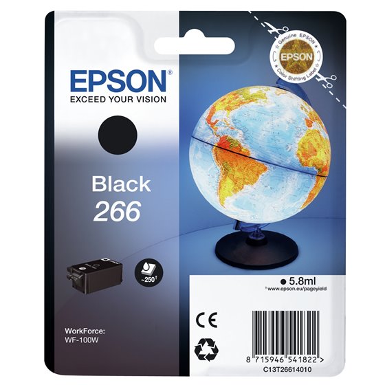 Globe Singlepack Black 266 ink cartridge