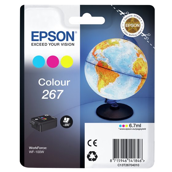 Globe Singlepack Colour 267 ink cartridge