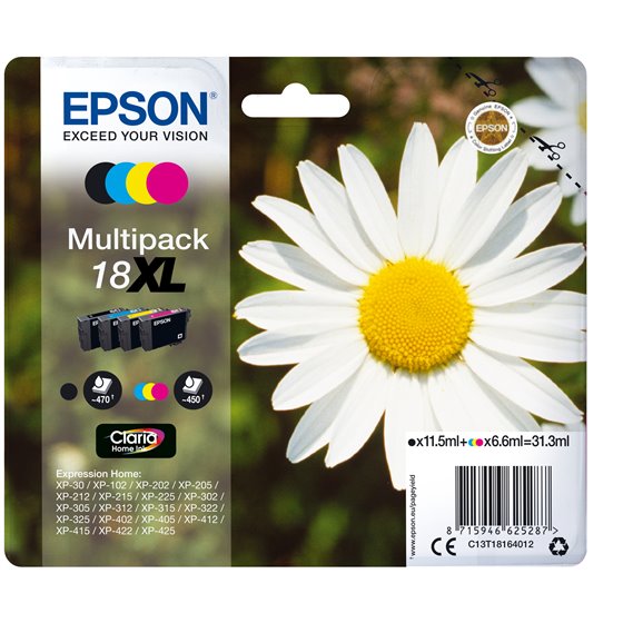 Daisy Multipack 18XL 4 colores