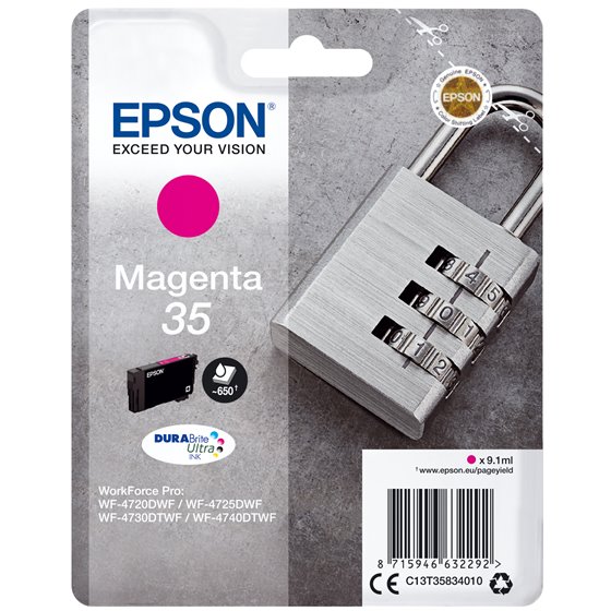 Padlock Singlepack Magenta 35 DURABrite Ultra Ink