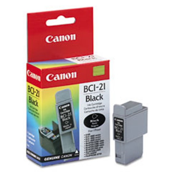 Cartridge BCI-21BK Black cartucho de tinta Original