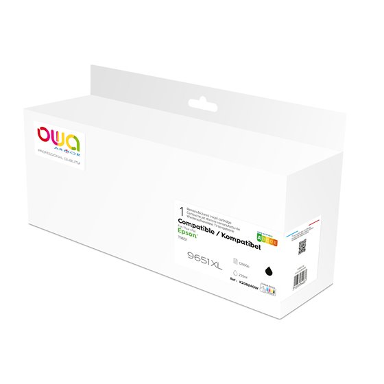 K20824OW cartucho de tinta 1 pieza(s) Compatible Negro