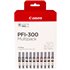 PFI-300 cartucho de tinta 10 pieza(s) Original Negro, Azul, Cian, Gris, Magenta, Foto negro, Foto magenta, Rojo, Amarillo