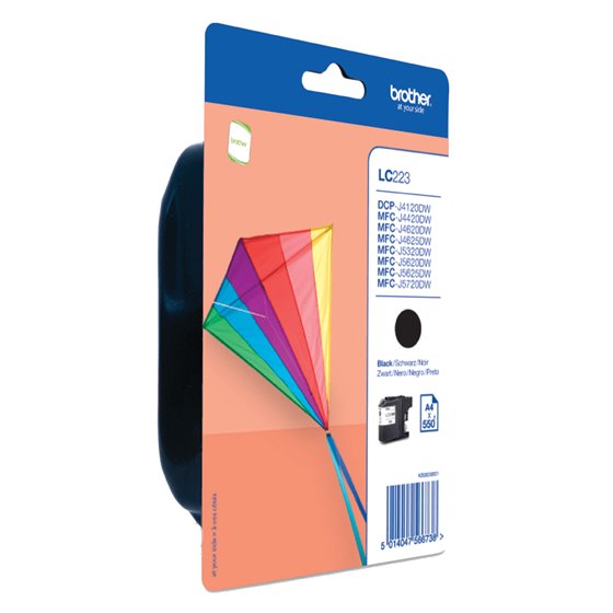 LC223BKBP cartucho de tinta 1 pieza(s) Original Negro